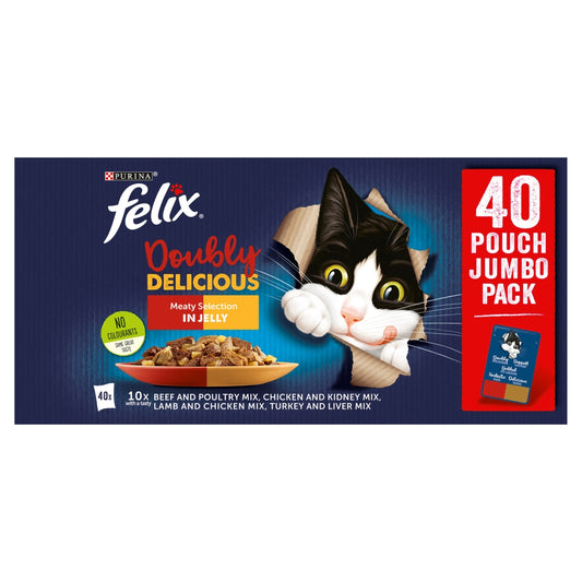 Felix As Good As it Looks Doubly Delicious Meat 40 Pack