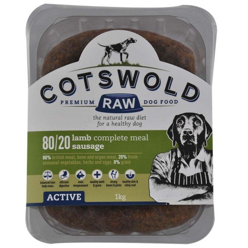 Cotswold Raw Active Sausages Lamb