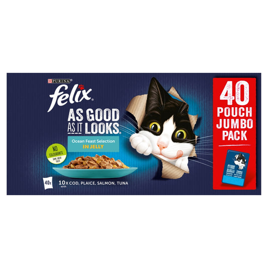 Felix As Good As it Looks Ocean Feast 40pack