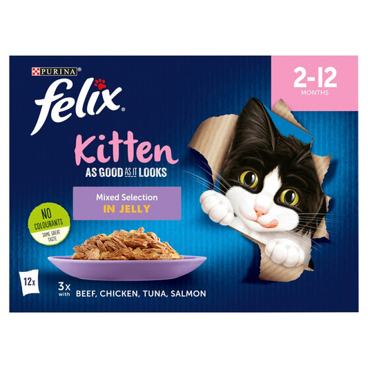Felix Pouch As Good As It Looks Kitten 100gx12