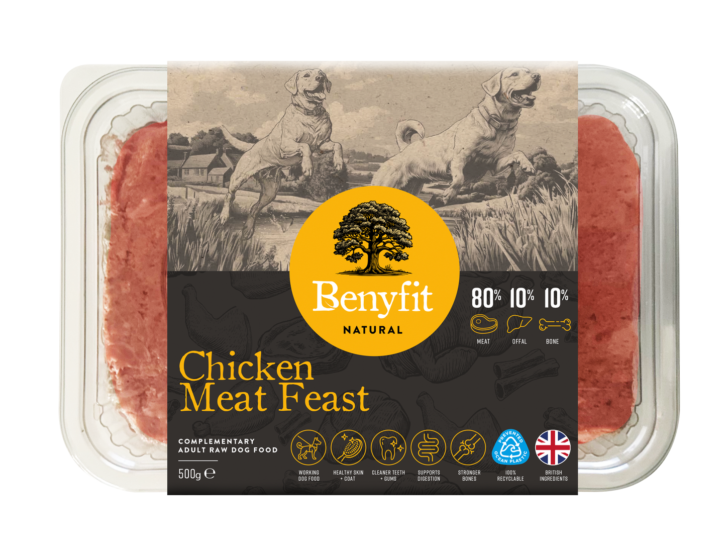 Benyfit Natural 80-10-10 Chicken 500g