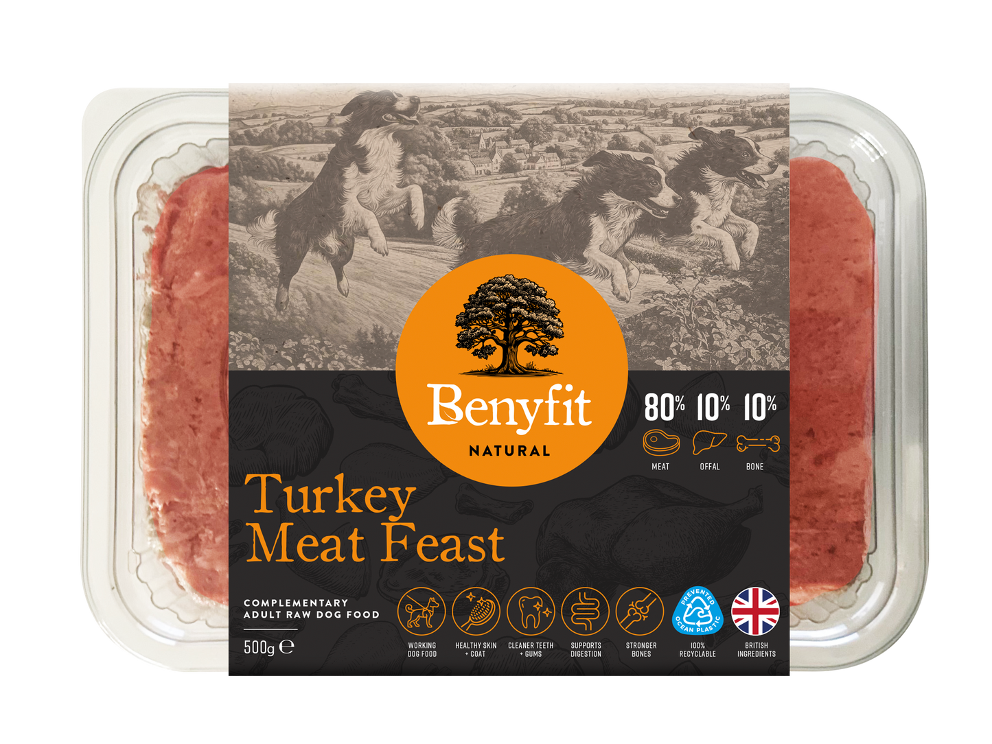 Benyfit Natural 80-10-10 Turkey 500g
