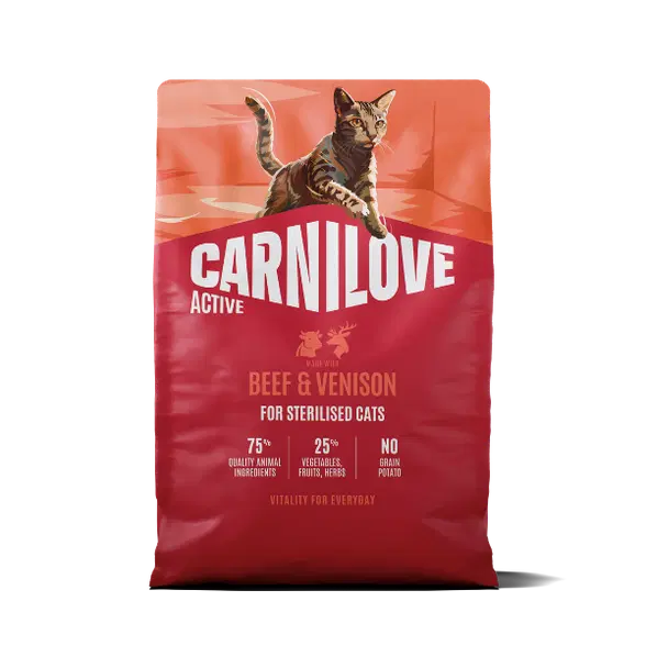 Carnilove Active Cat Beef & Venison 2kg