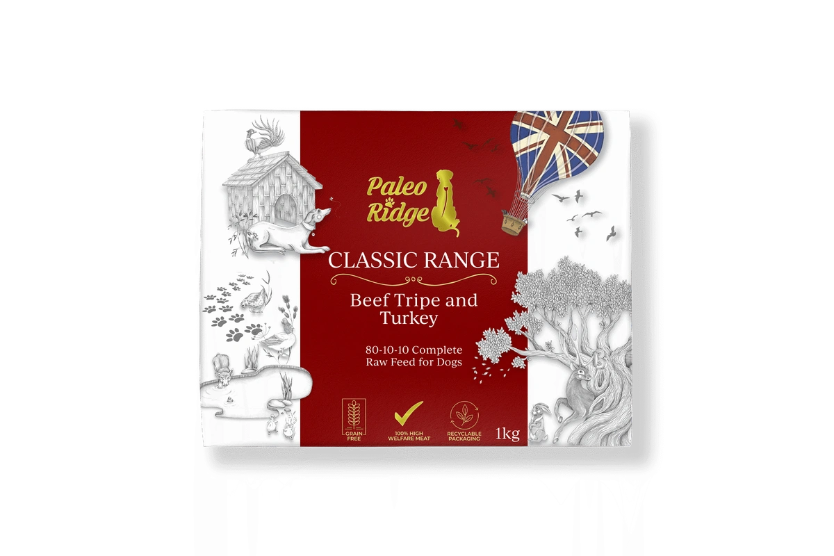 Paleo Ridge Beef Tripe & Turkey 1kg