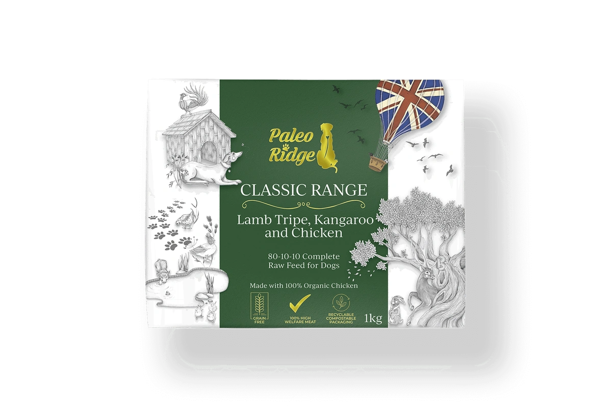 Paleo Ridge Lamb Tripe, Kangaroo & Chicken 1kg