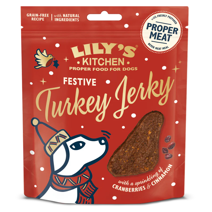 Lily's Kitchen Christmas Turkey Jerky Treat 70g