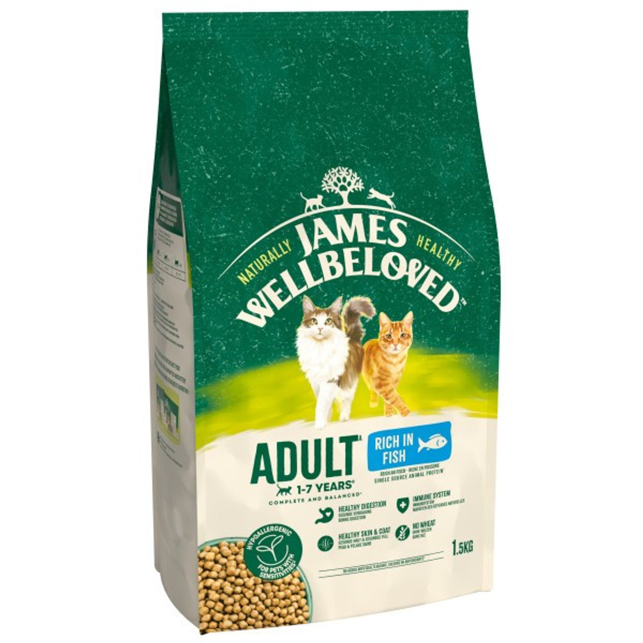 James Wellbeloved Cat Adult Fish 1.5kg