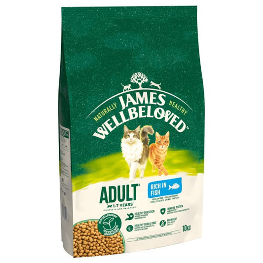 James Wellbeloved Cat Adult Fish 10kg