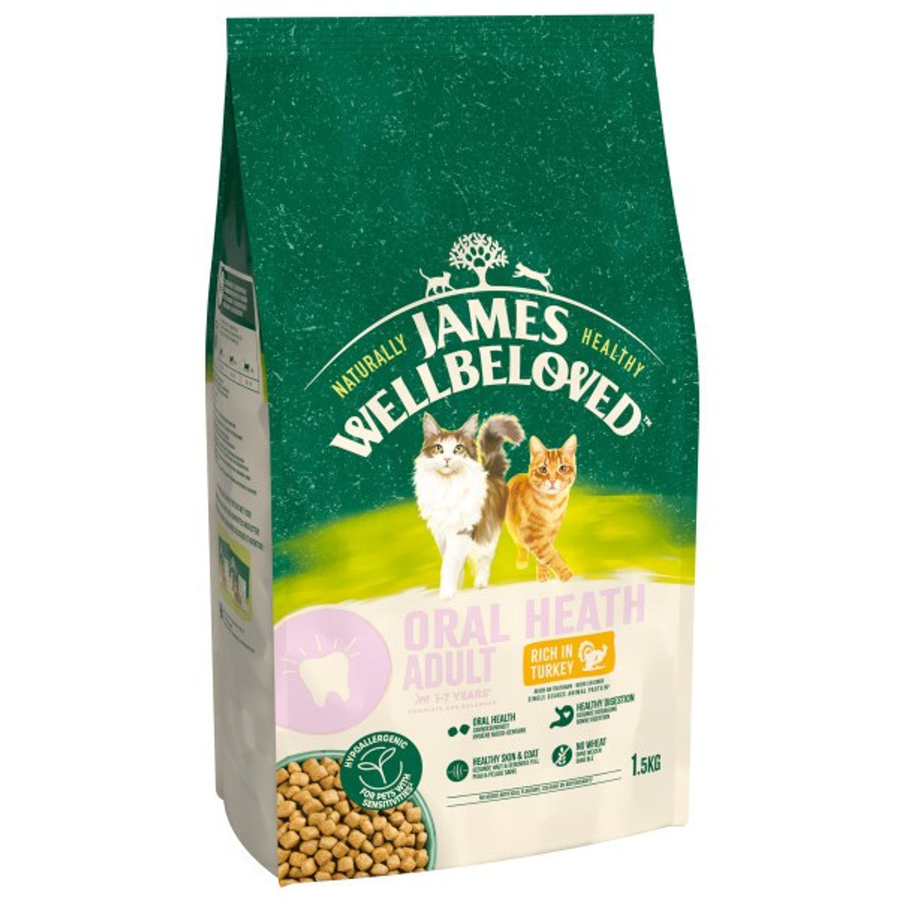 James Wellbeloved Cat Oral Health Turkey 1.5kg