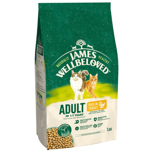 James Wellbeloved Cat Adult Turkey 1.5kg