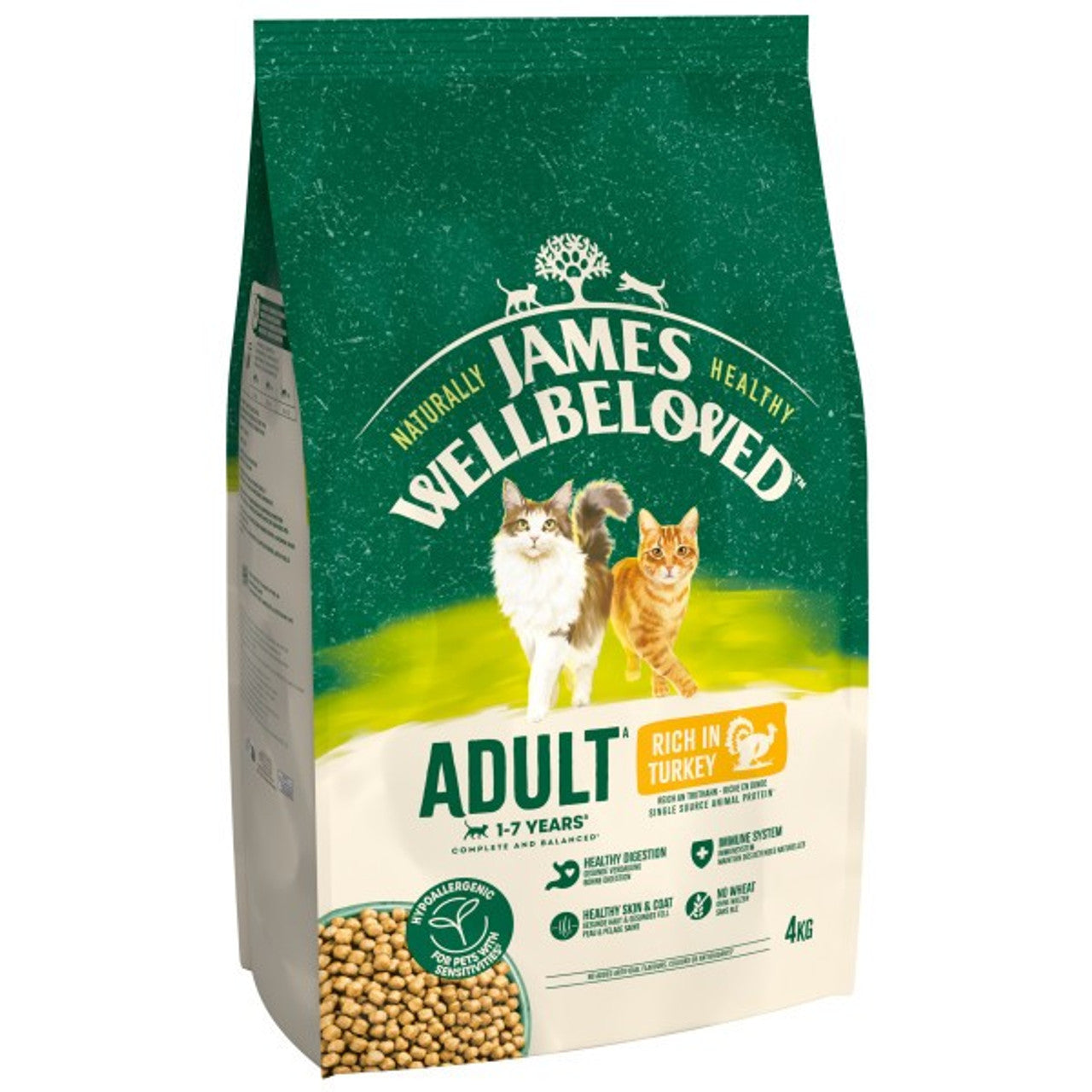James Wellbeloved Cat Adult Turkey 4kg