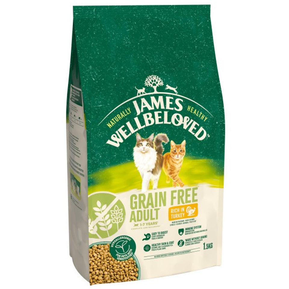 James Wellbeloved Cat Adult Grain Free 1.5kg