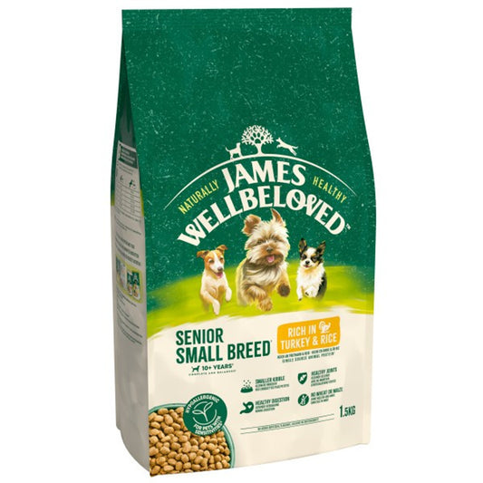 James Wellbeloved Senior Small Breed Turkey 1.5kg