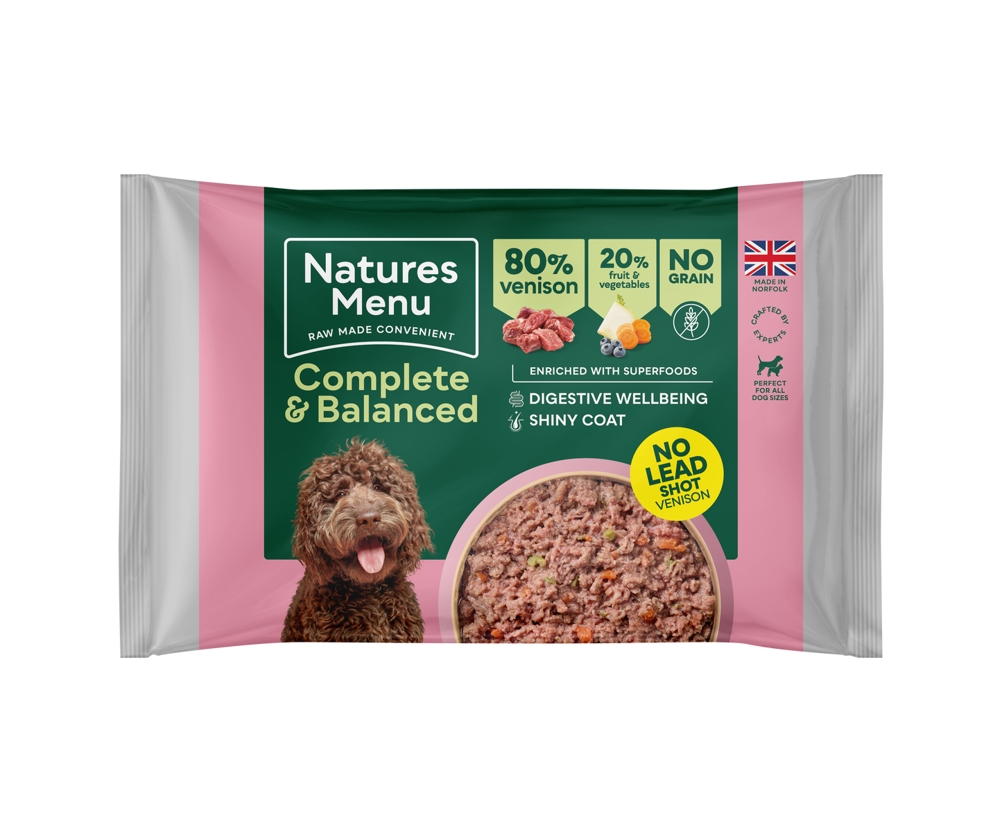 Natures Menu 80/20 Block 500g