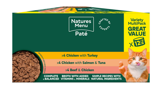 Natures Menu Cat Can Adult Multipack 85gx12