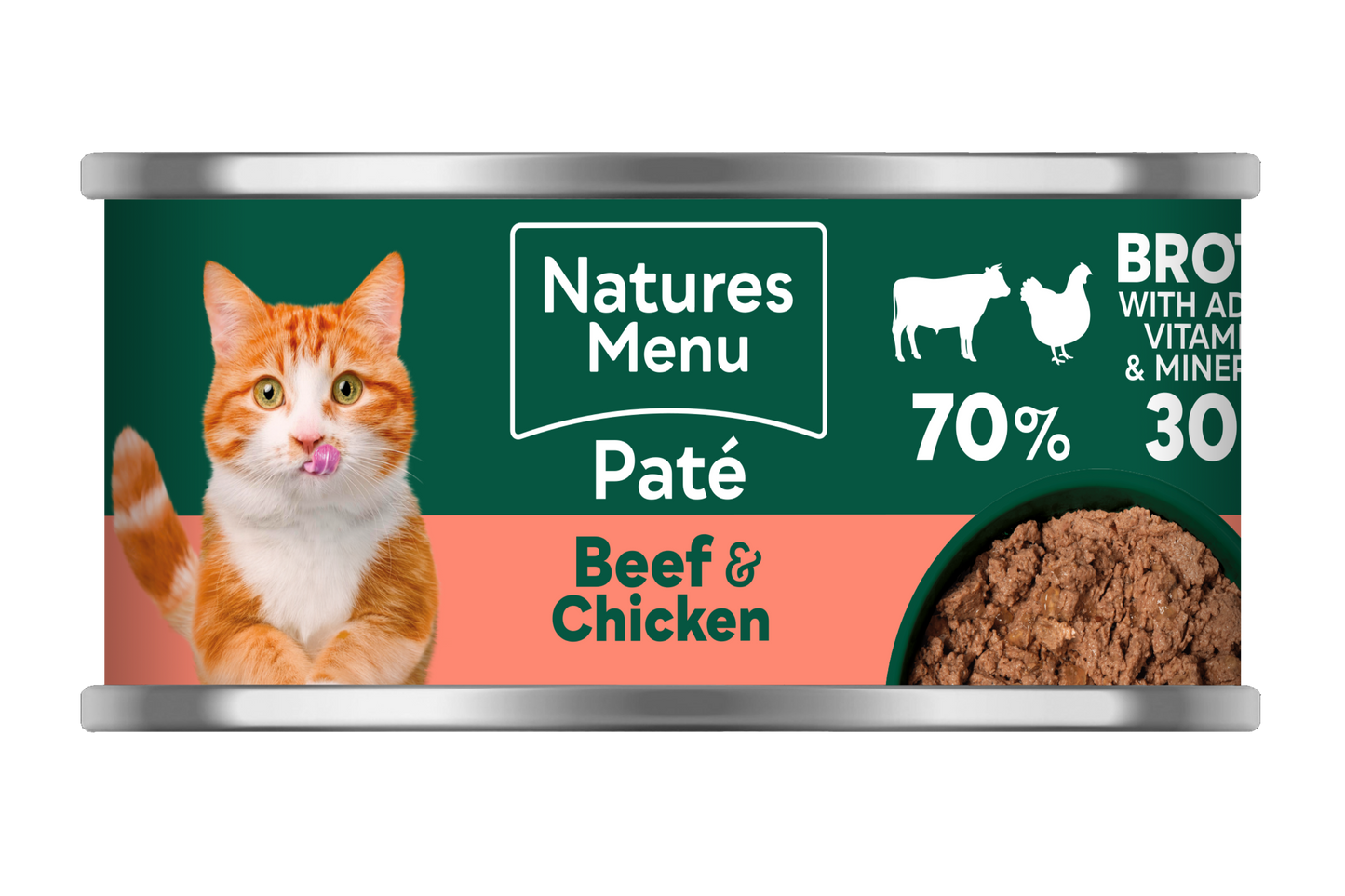 Natures Menu Cat Can Adult Beef & Chicken 85g
