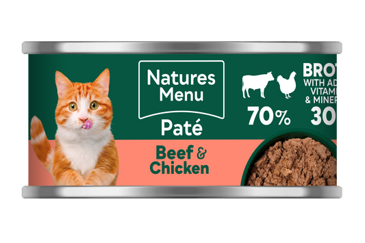 Natures Menu Cat Can Adult Beef & Chicken 85g