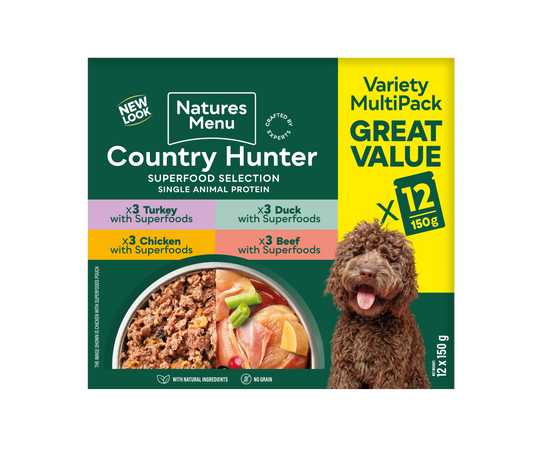 Country Hunter Dog Pouch Multipack 150gx12