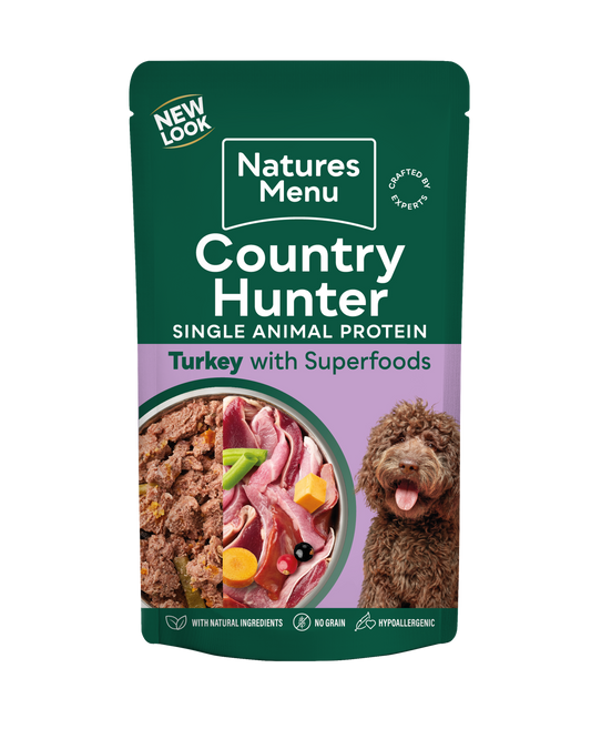 Country Hunter Dog Pouch Turkey 150g