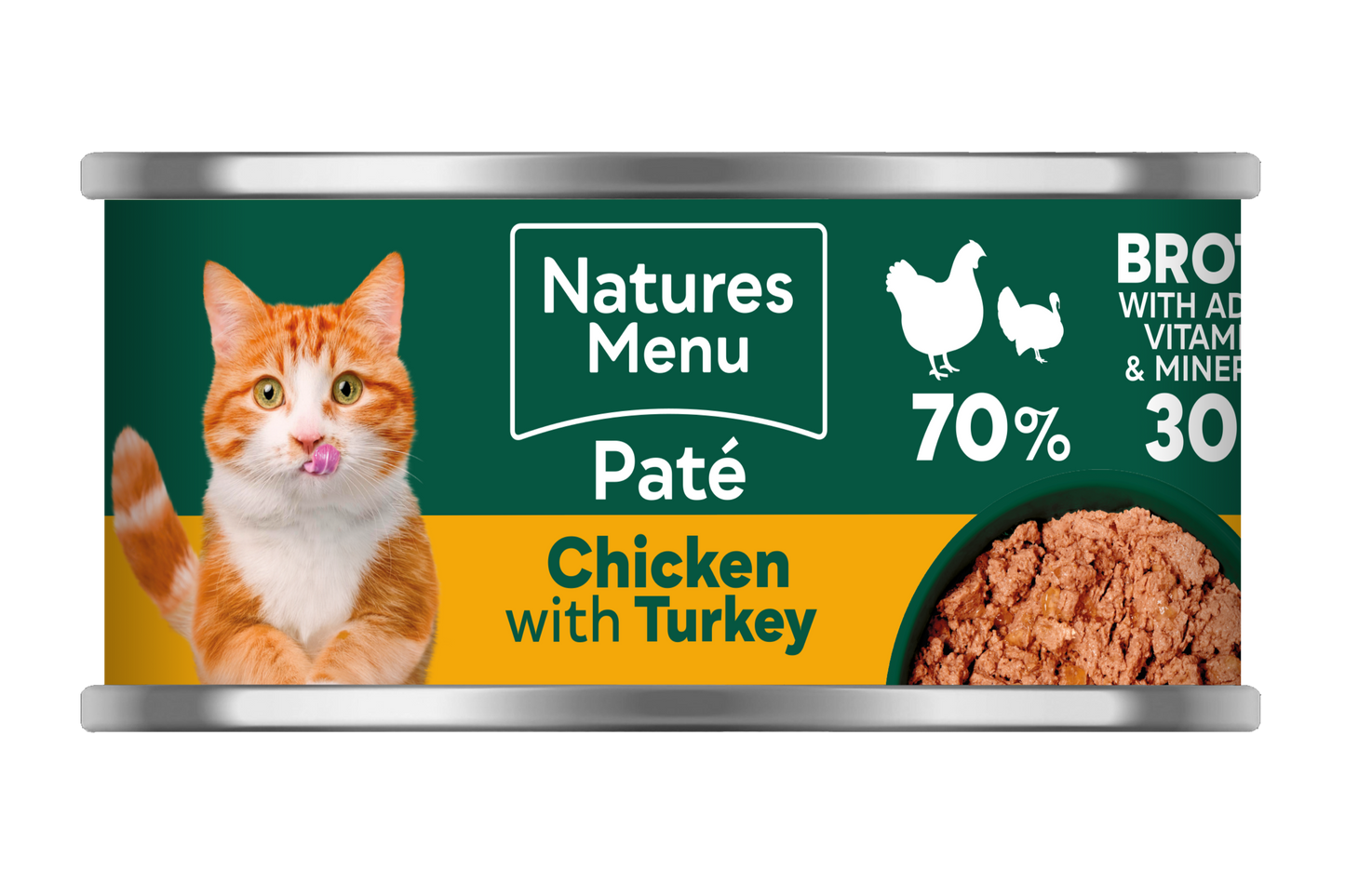 Natures Menu Cat Can Adult Chicken & Turkey 85g