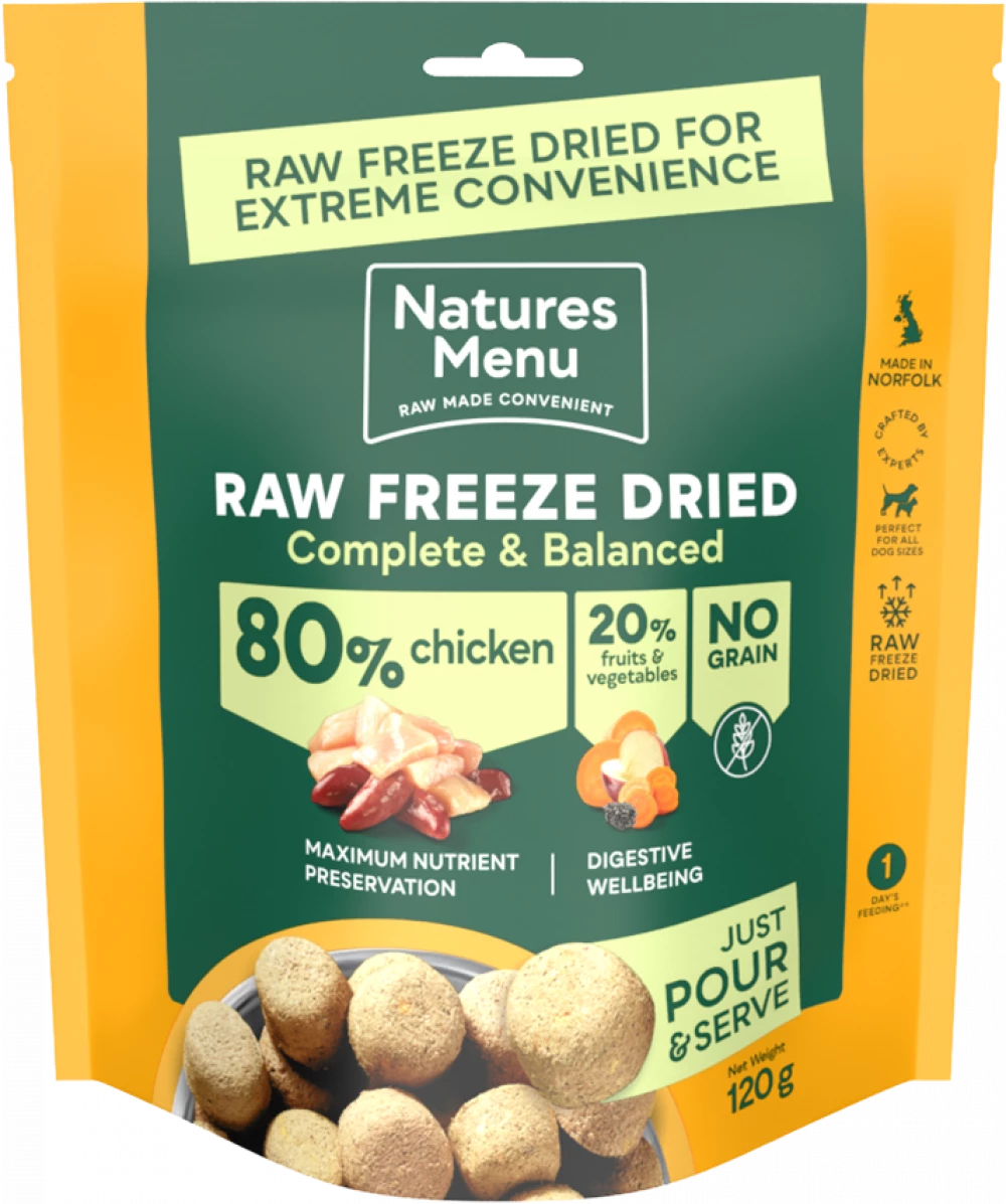 Natures Menu Freeze Dried 80/20 Complete Chicken Mobile Pet Foods