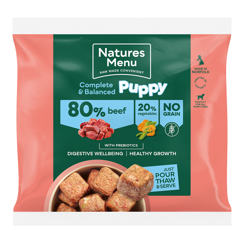Natures Menu 80/20 Nugget Puppy Beef 1kg