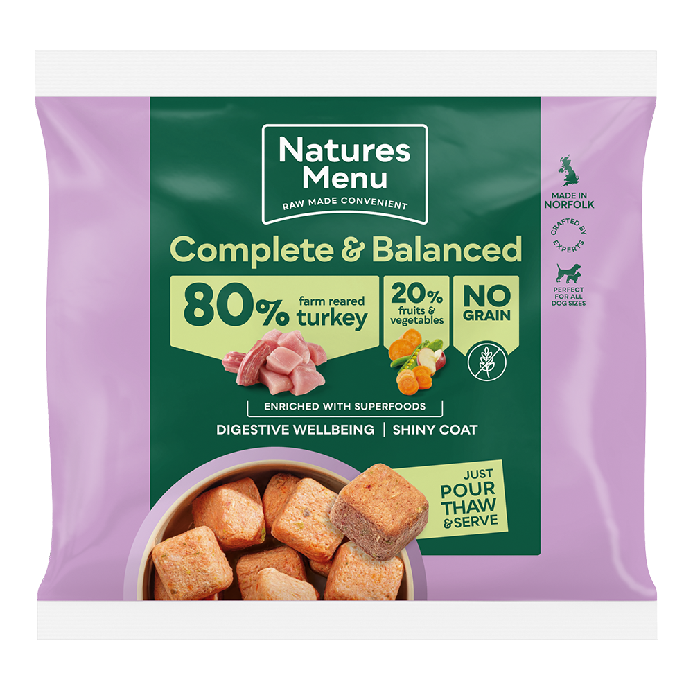 Natures Menu 80/20 Nuggets Farm Reared Turkey 1kg