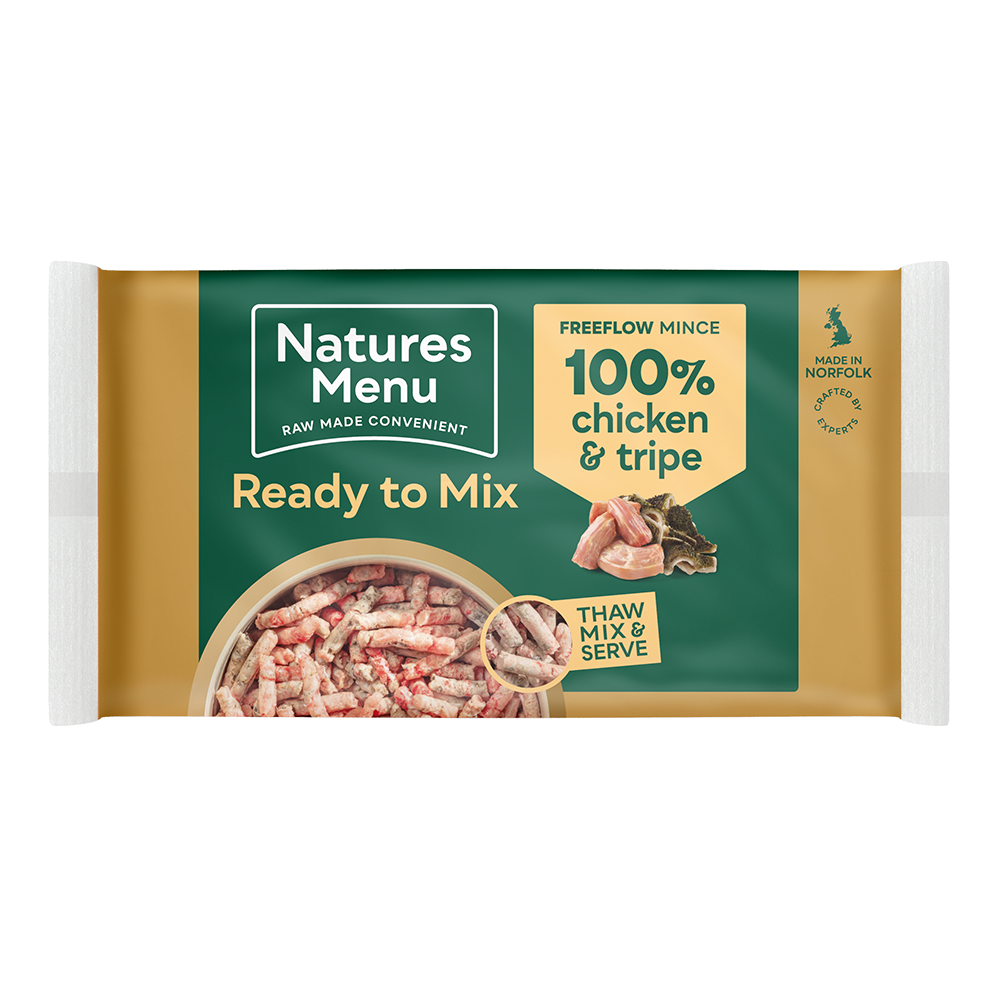 Natures Menu Freeflow Minced Chicken & Tripe 2kg