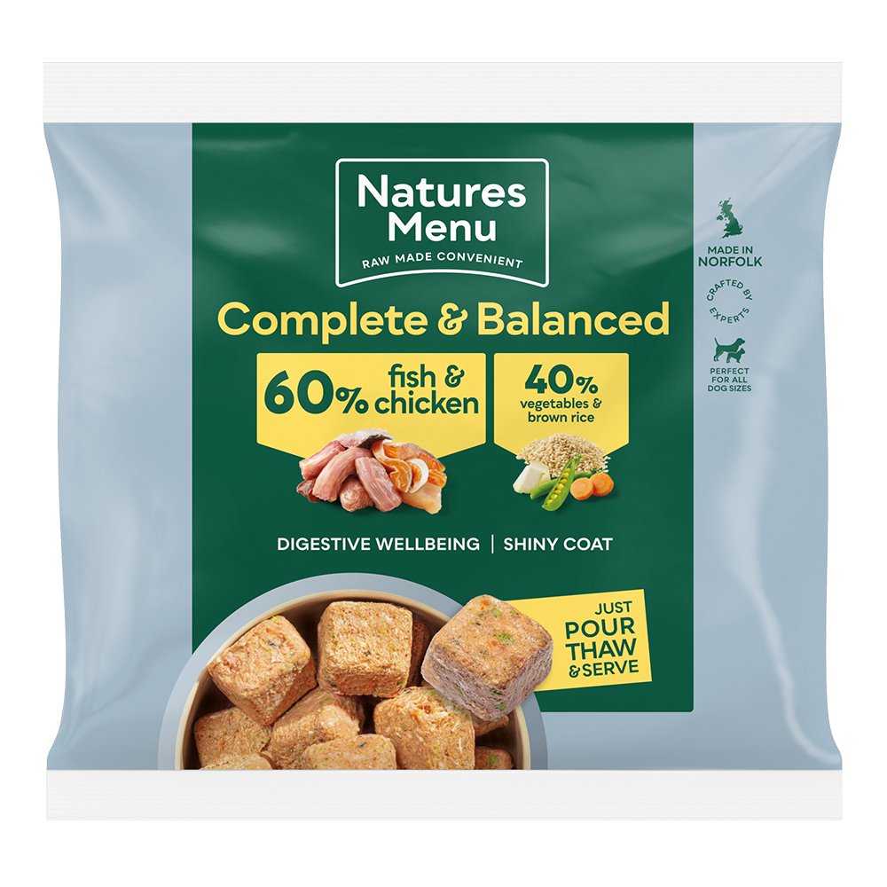 Natures Menu 60/40 Nuggets Fish & Chicken (Senior) 1kg