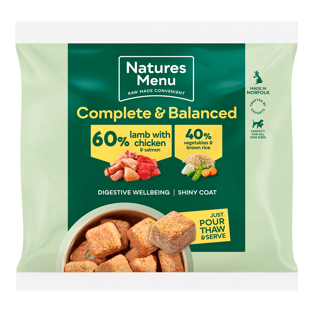 Natures Menu 60/40 Nuggets Lamb Veg & Rice 1kg