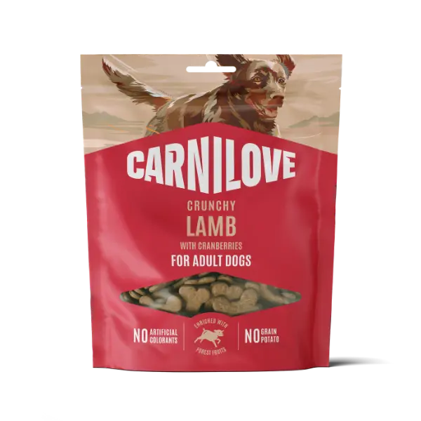 Carnilove Crunchy Dog Treats Lamb with Cranberry 200g
