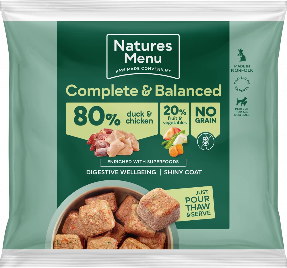 Natures Menu 80/20 Nuggets Duck & Chicken 1kg
