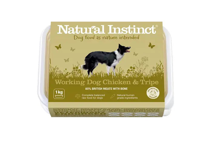 Natural Instinct Working Dog Tripe & Chicken 1kg