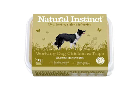 Natural Instinct Working Dog Tripe & Chicken 1kg