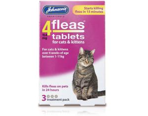 Johnsons 4fleas Cat Tablets 3 Treatment