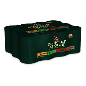 Country Choice Mixed Tins in Jelly 400gx12