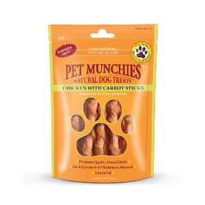 Pet Munchies Chicken with Carrot Stick 90g