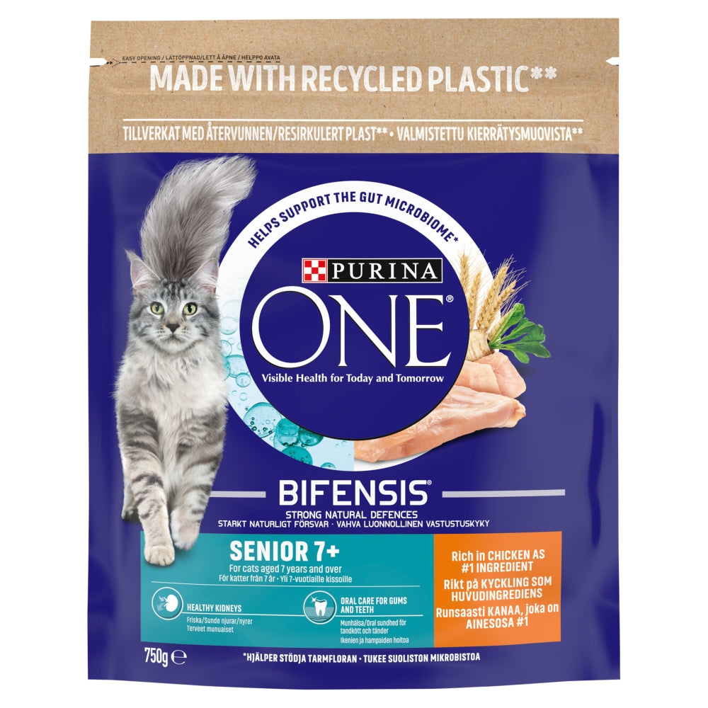 Purina One Cat Senior Chicken 750g