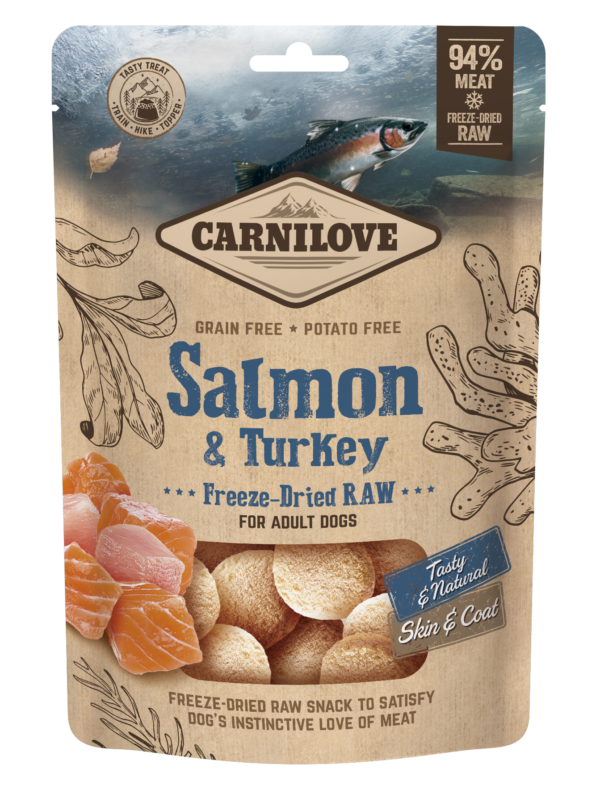 Carnilove Freeze Dried Treat Salmon & Turkey 60g