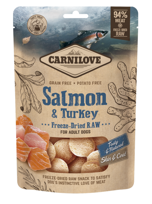 Carnilove Freeze Dried Treat Salmon & Turkey 60g