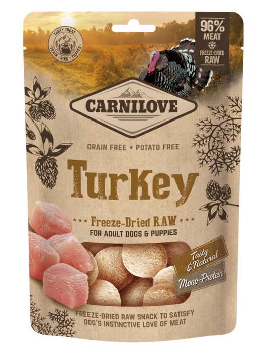 Carnilove Freeze Dried Treat Turkey 60g