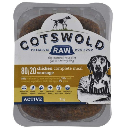 Cotswold Raw Active Sausages Chicken