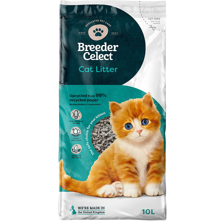 Breeder Celect Cat Litter 10ltr