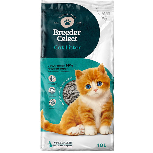 Breeder Celect Cat Litter 10ltr