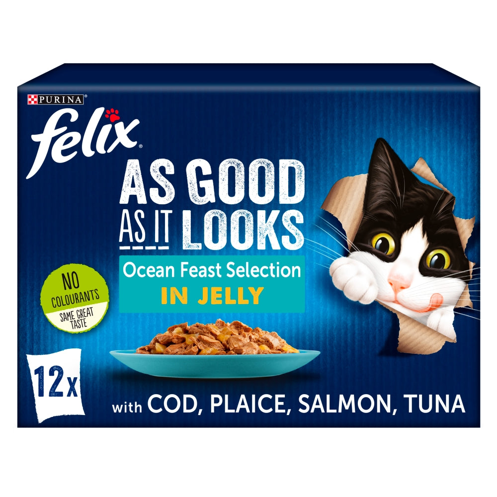 Felix Pouch As Good As It Looks Ocean Feast 100gx12