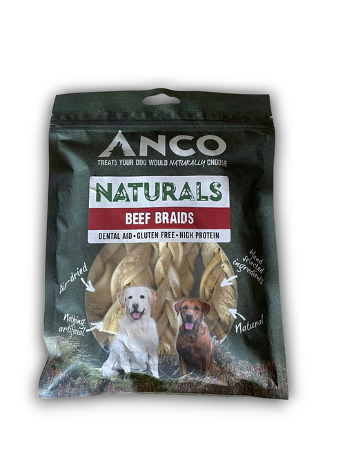 Anco Naturals Beef Braids