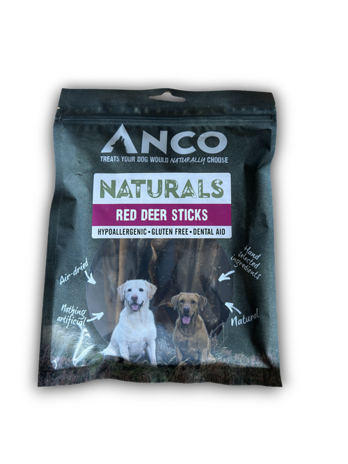 Anco Naturals Red Deer Sticks