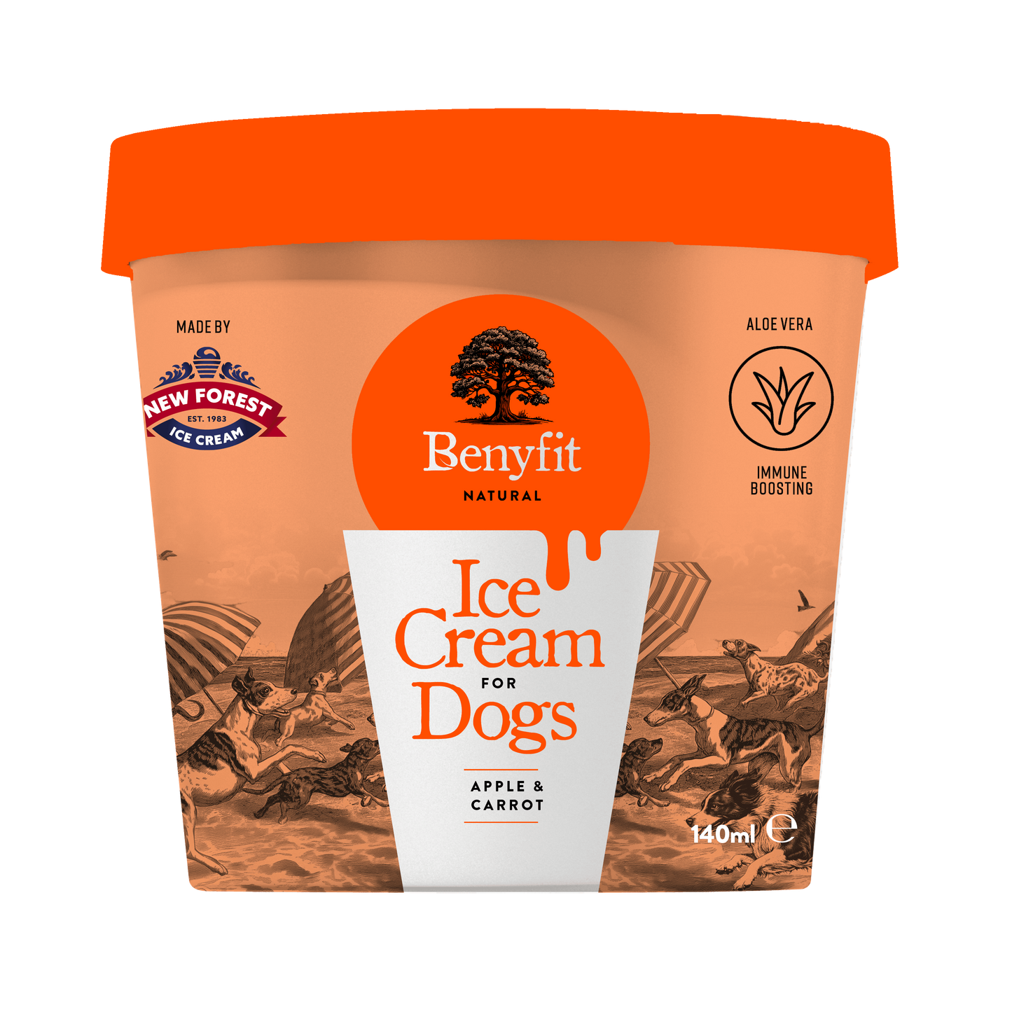 Benyfit Natural Ice Cream for Dogs 140ml