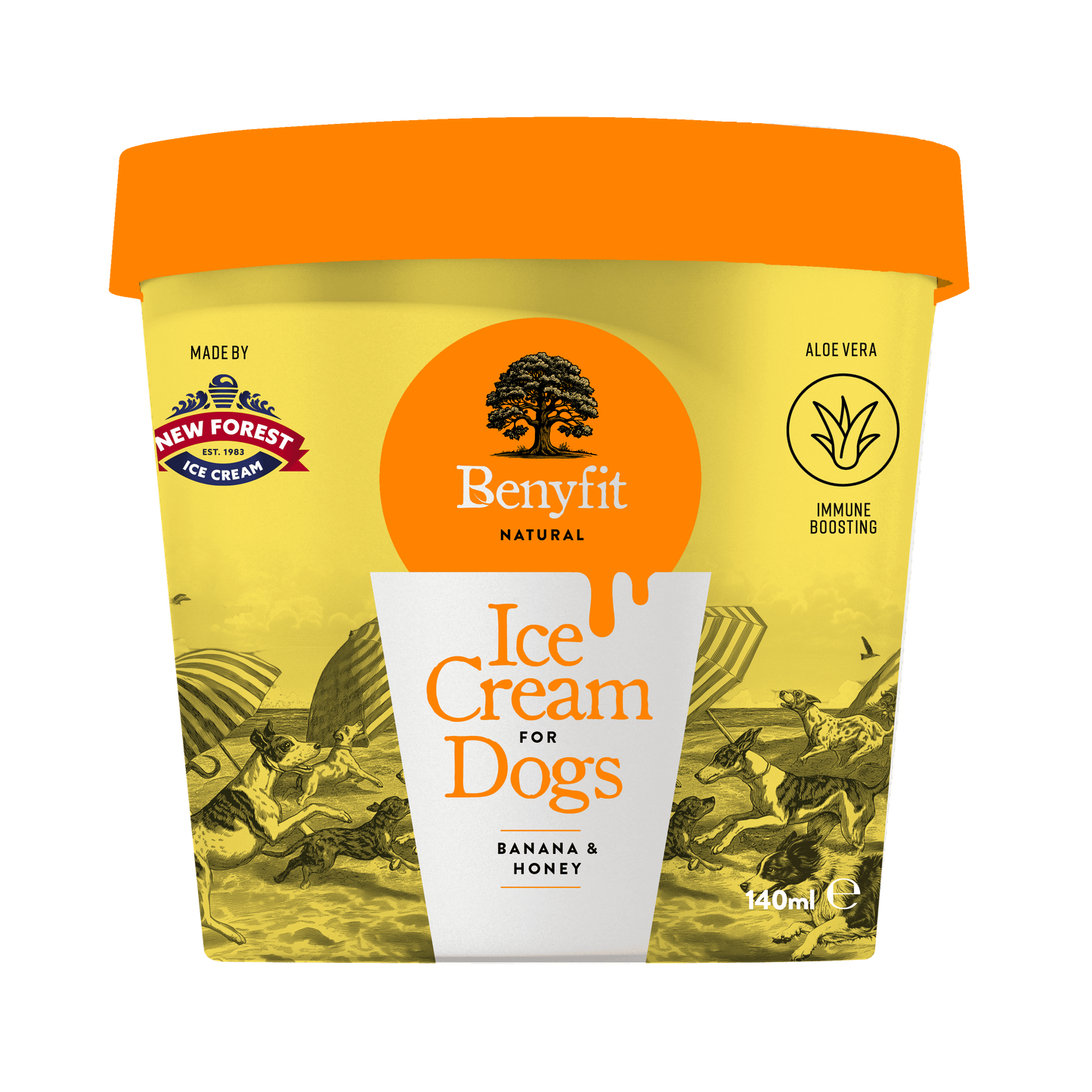 Benyfit Natural Ice Cream for Dogs 140ml