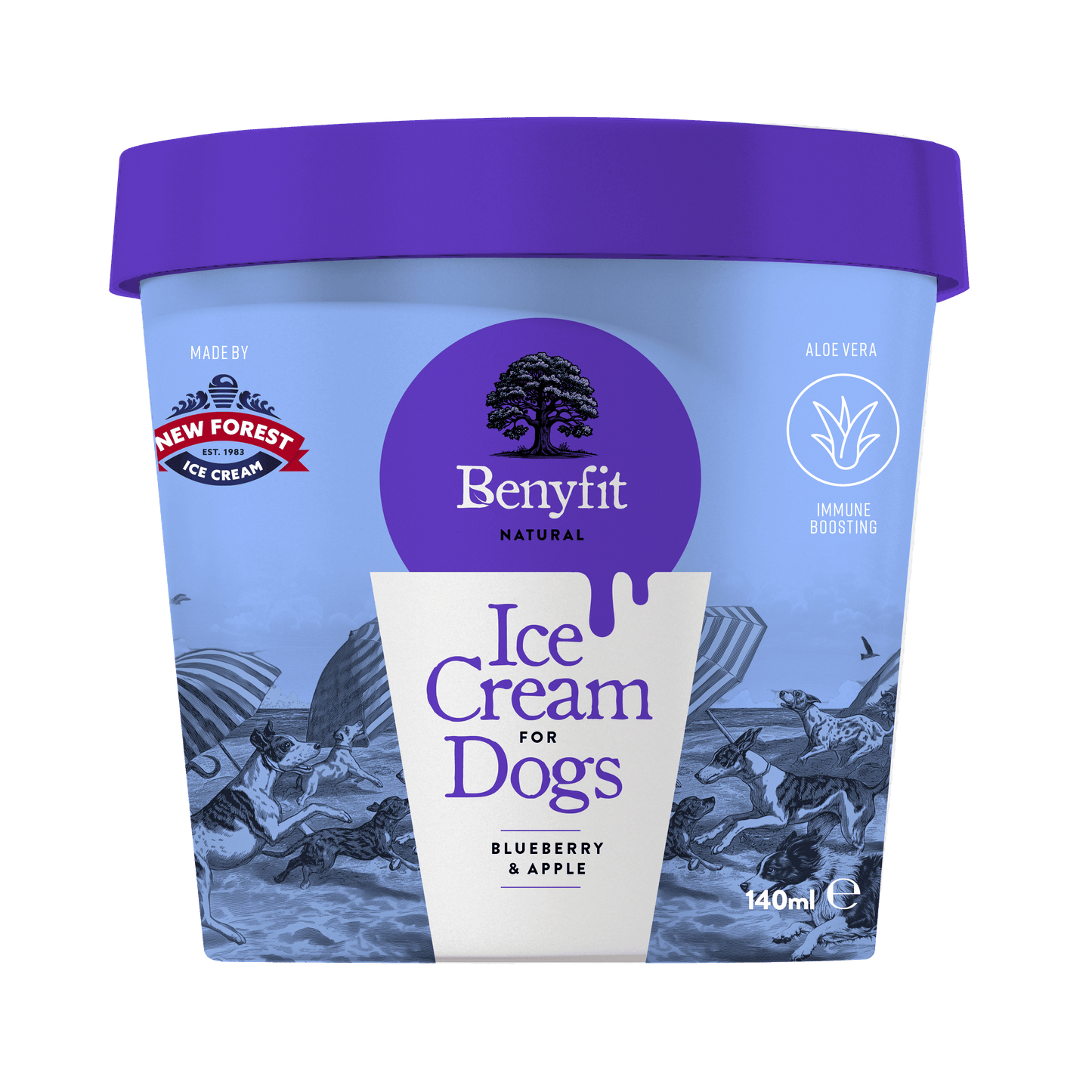 Benyfit Natural Ice Cream for Dogs 140ml